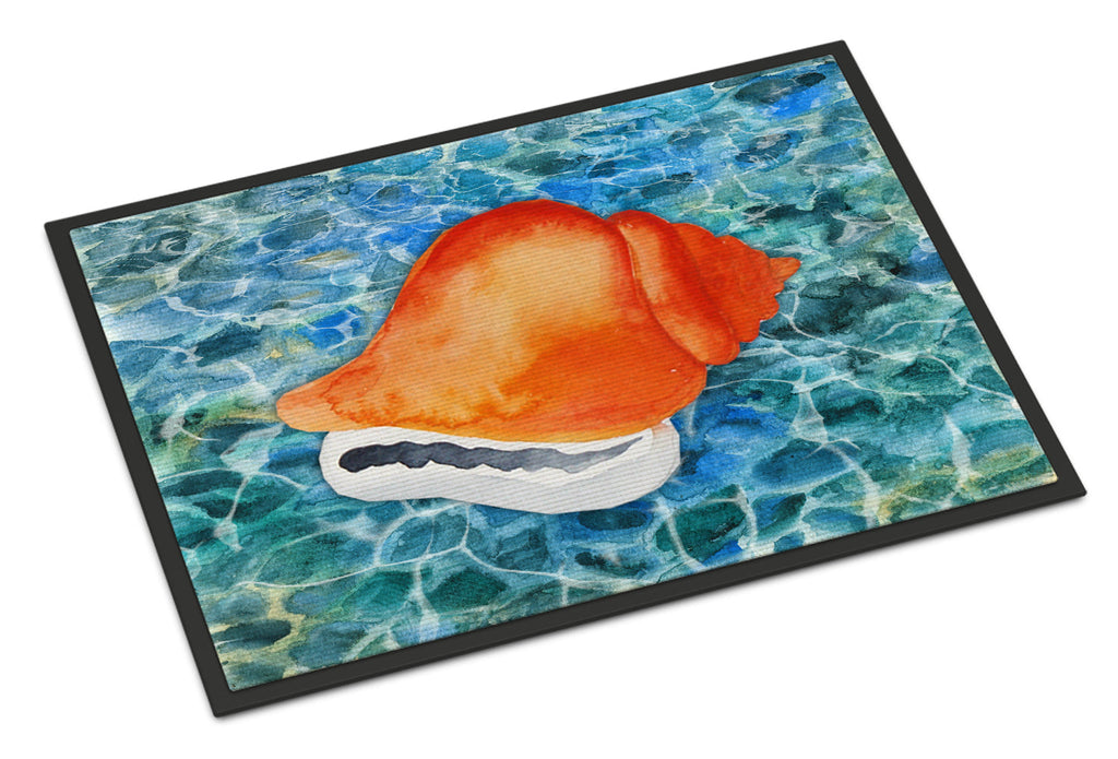Sea Shell Doormat Indoor Outdoor 24H X 36W Front Door Mat Rugs for Entryway, Non Slip Washable Low Pile,