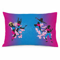 Hip Hop in Pink Blue Standard Pillowcase Lightweight Super Soft Easy Care Decorative Artwork Pillowcase, Standard