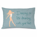 Dancing is Like Dreaming Standard Pillowcase Lightweight Super Soft Easy Care Decorative Artwork Pillowcase, Standard
