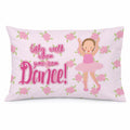 Ballet Brown Short Hair Standard Pillowcase Lightweight Super Soft Easy Care Decorative Artwork Pillowcase, Standard