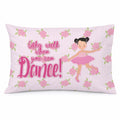 Ballet Pigtails Standard Pillowcase Lightweight Super Soft Easy Care Decorative Artwork Pillowcase, Standard