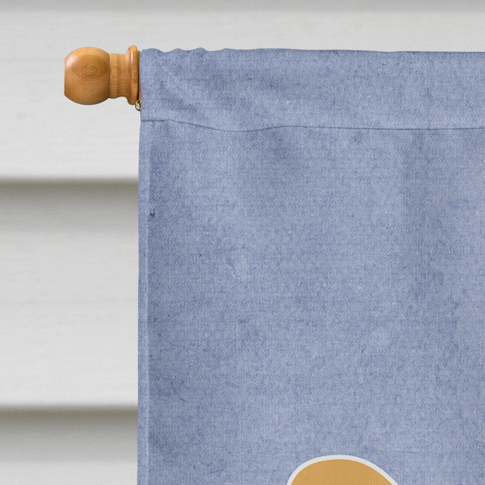 Cocker Spaniel Welcome House Flag 28x40 Porch Sleeve Pole Decorative Outside Yard Banner Artwork Wall Hanging, Polyester