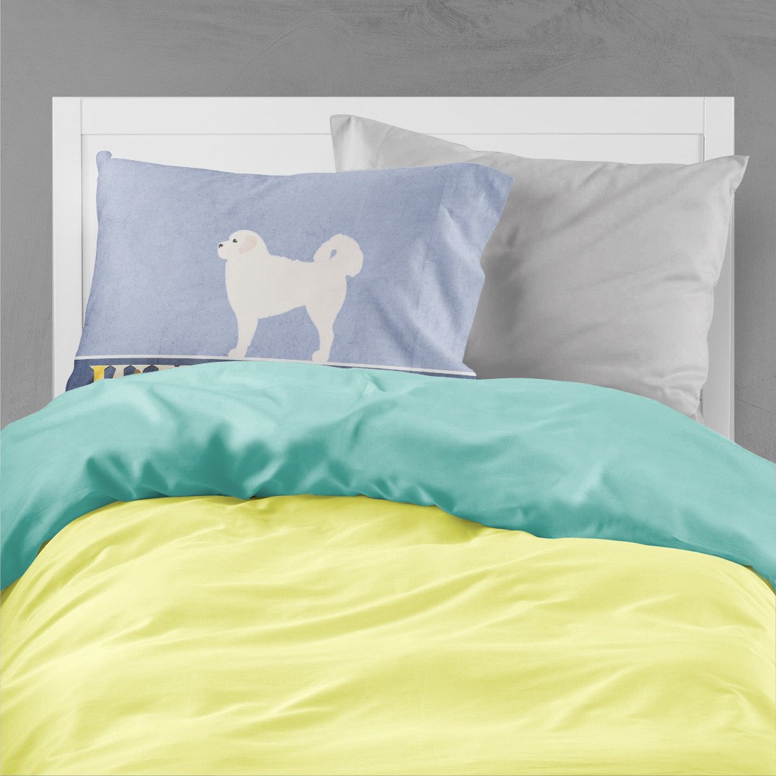 Polish Tatra Sheepdog Welcome Standard Pillowcase Lightweight Super Soft Easy Care Decorative Artwork Pillowcase, Standard