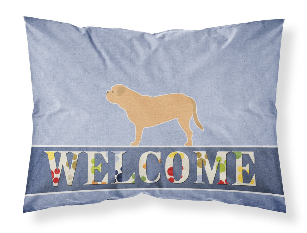 Dogue de Bordeaux Welcome Standard Pillowcase Lightweight Super Soft Easy Care Decorative Artwork Pillowcase, Standard