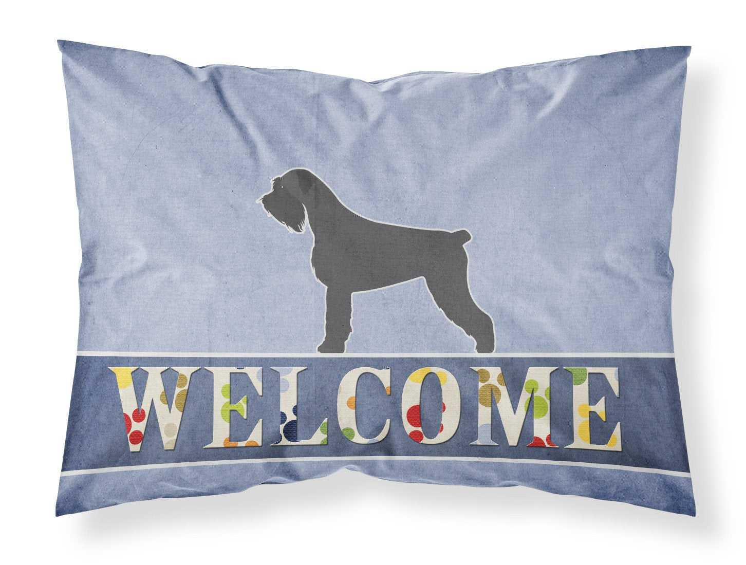 Giant Schnauzer Welcome Standard Pillowcase Lightweight Super Soft Easy Care Decorative Artwork Pillowcase, Standard