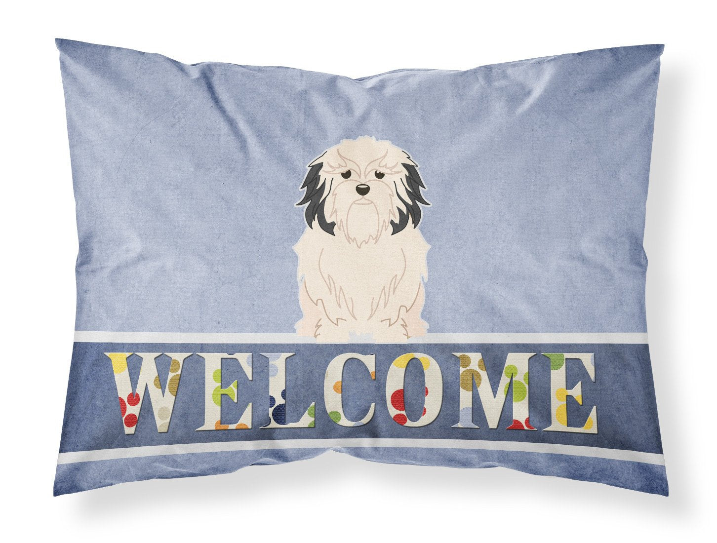 Lowchen Welcome Standard Pillowcase Lightweight Super Soft Easy Care Decorative Artwork Pillowcase, Standard