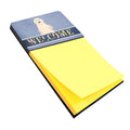 Great Pyrenese Welcome Watercolor Sticky Note Holder Refillable Dispenser Desk Accessory 3x3 Pad Gift