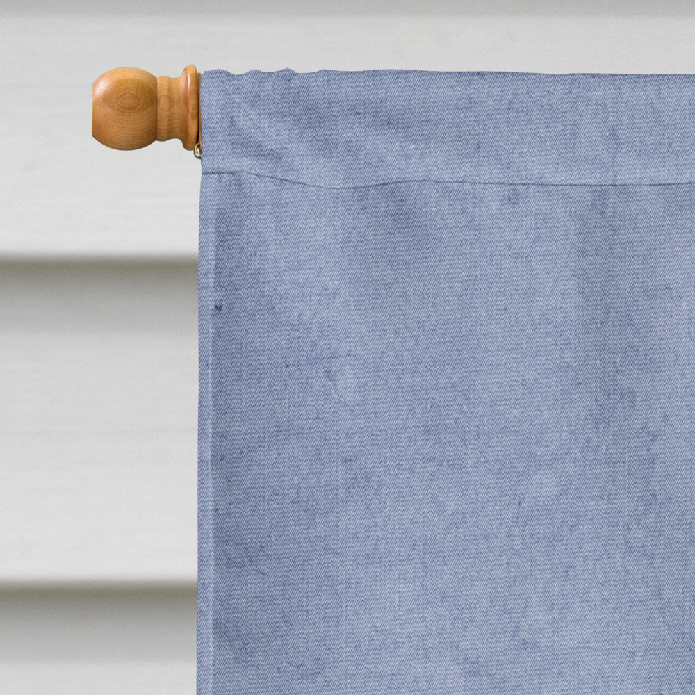 Shih Tzu Black White Welcome House Flag 28x40 Porch Sleeve Pole Decorative Outside Yard Banner Artwork Wall Hanging, Polyester