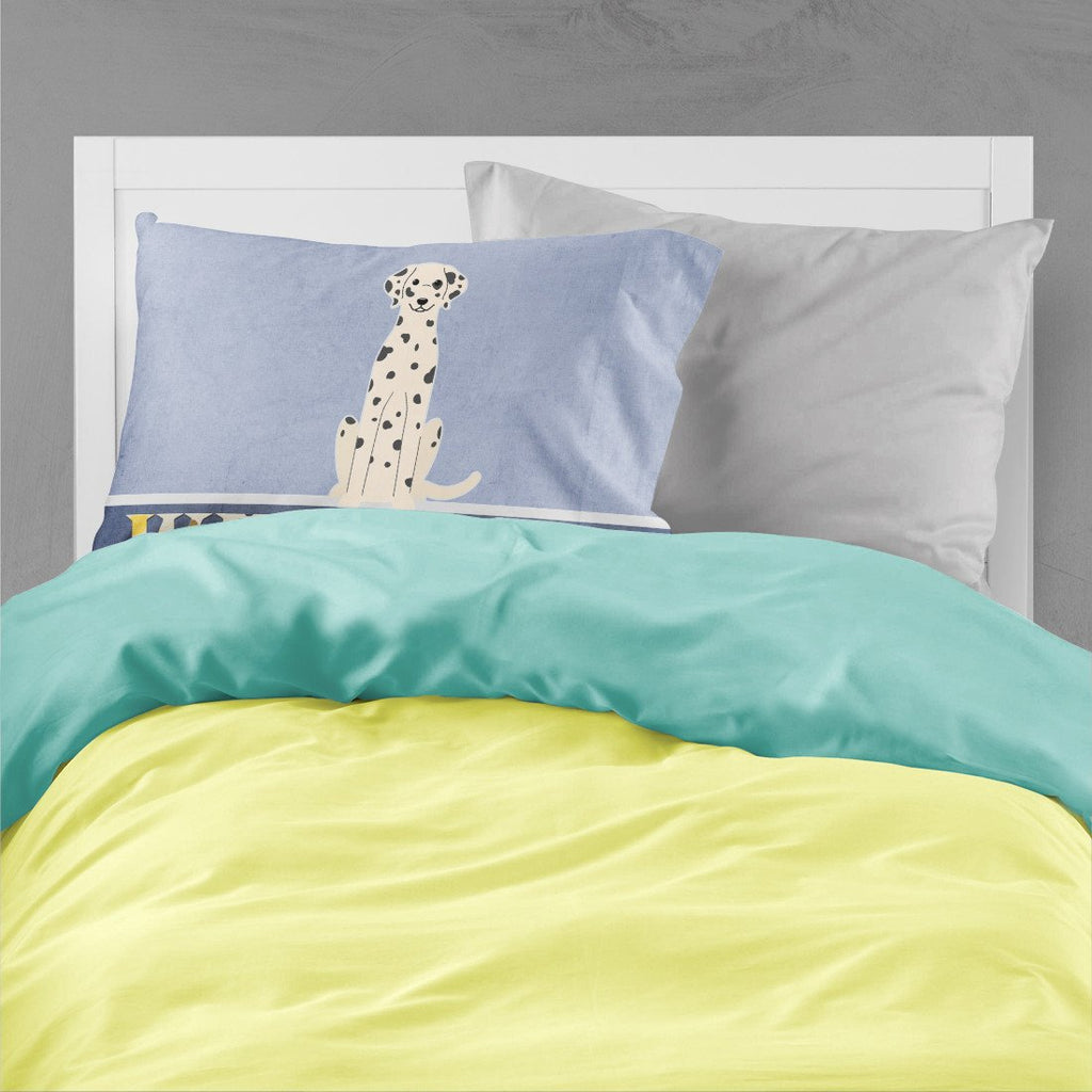 Dalmatian Welcome Standard Pillowcase Lightweight Super Soft Easy Care Decorative Artwork Pillowcase, Standard