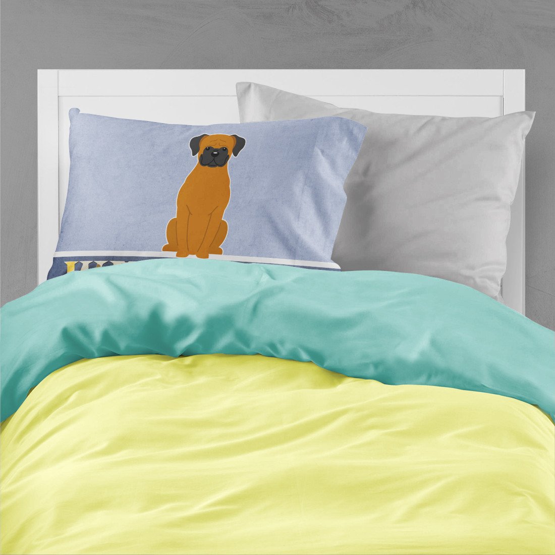 Fawn Boxer Welcome Standard Pillowcase Lightweight Super Soft Easy Care Decorative Artwork Pillowcase, Standard