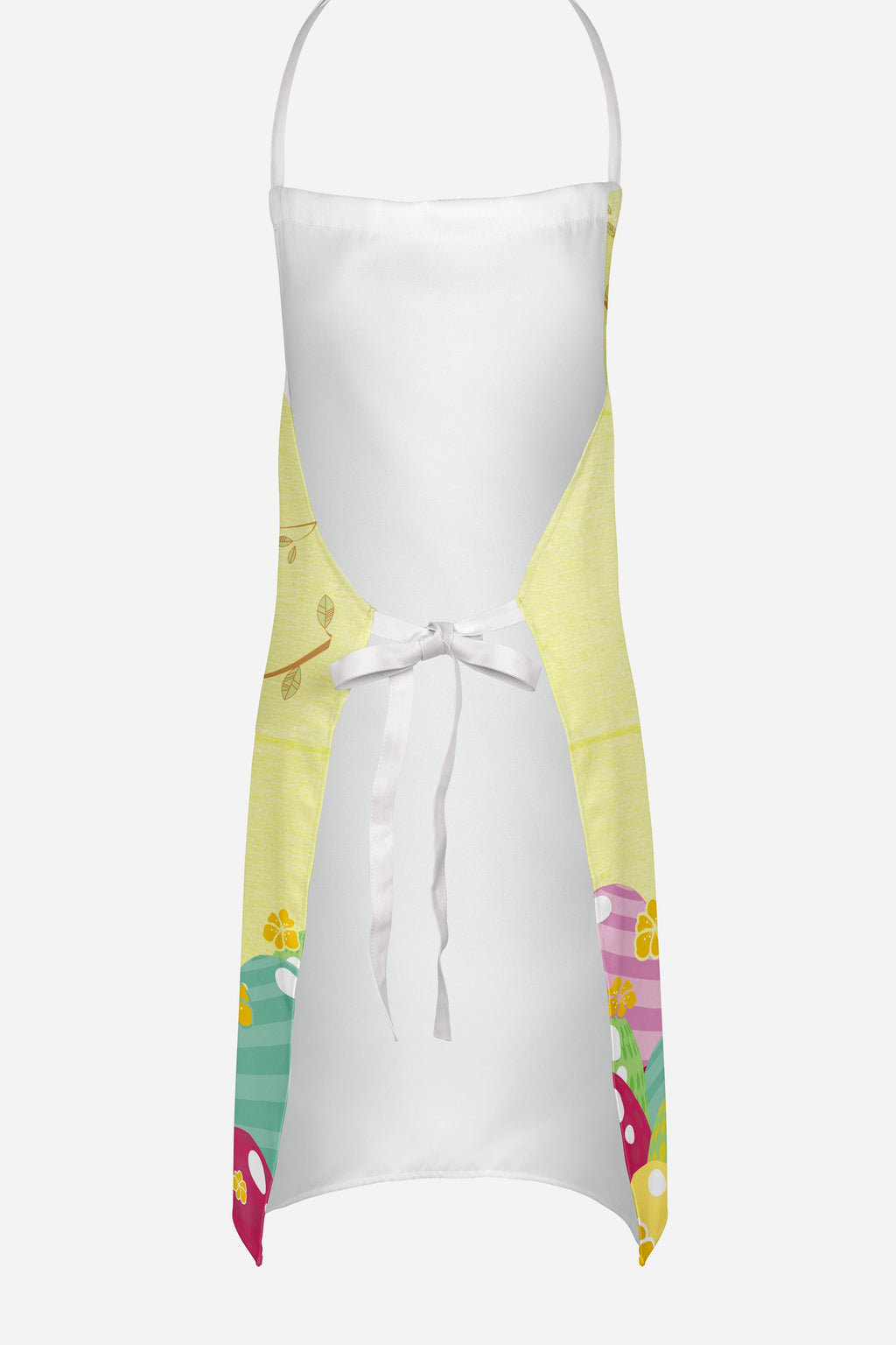 Easter Eggs Pug Fawn Apron Cooking Kitchen Server Baking Crafts Gardening for Adult Women Men, Unisex, Large, Multicolor