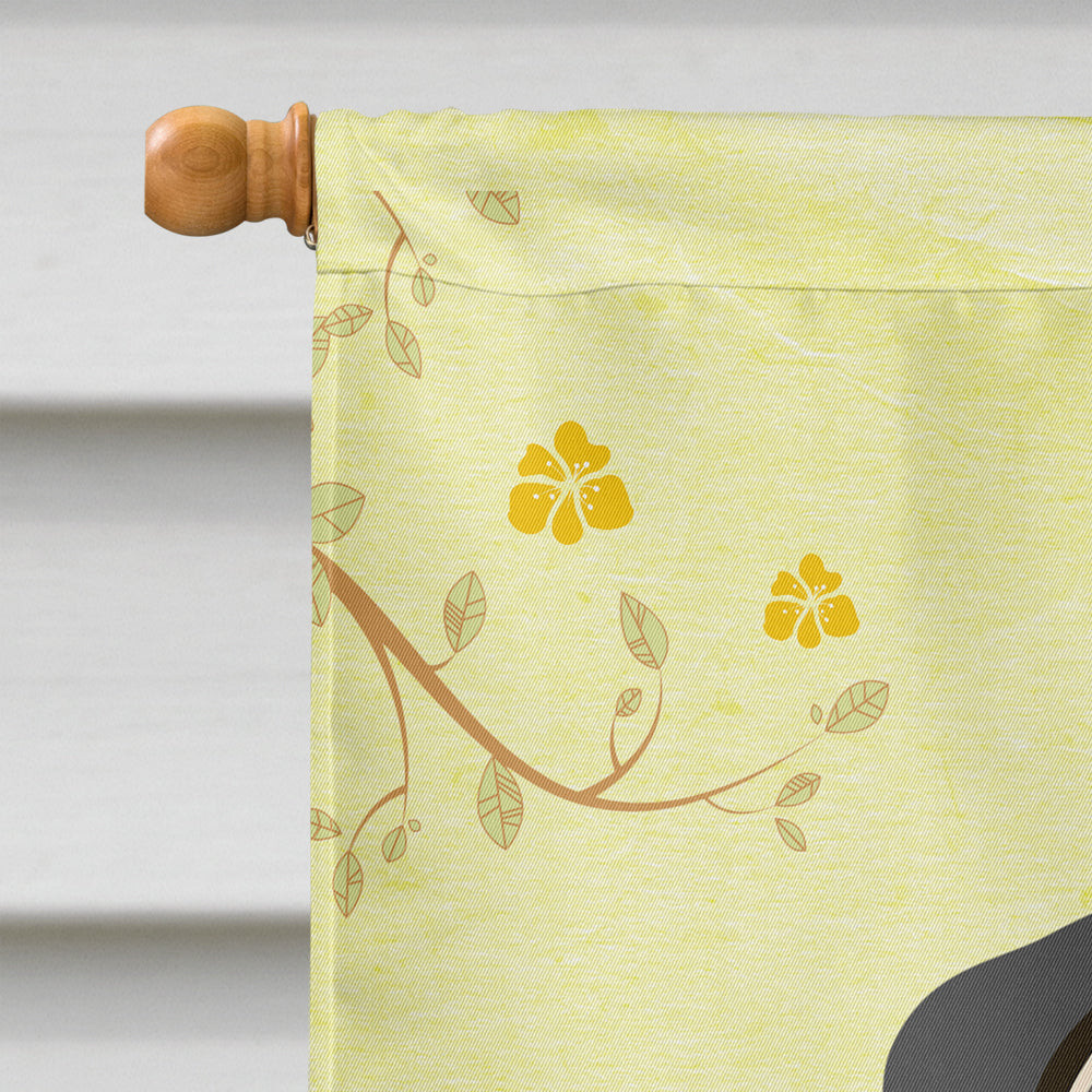 Easter Eggs Mastiff Brindle White House Flag 28x40 Porch Sleeve Pole Decorative Outside Yard Banner Artwork Wall Hanging, Polyester