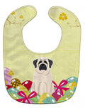 Easter Eggs Mastiff White Baby Bib Easy-Clean Baby Bib Baby Feeding Accessory Baby Mealtime Essential, 10 x 13, Multicolor