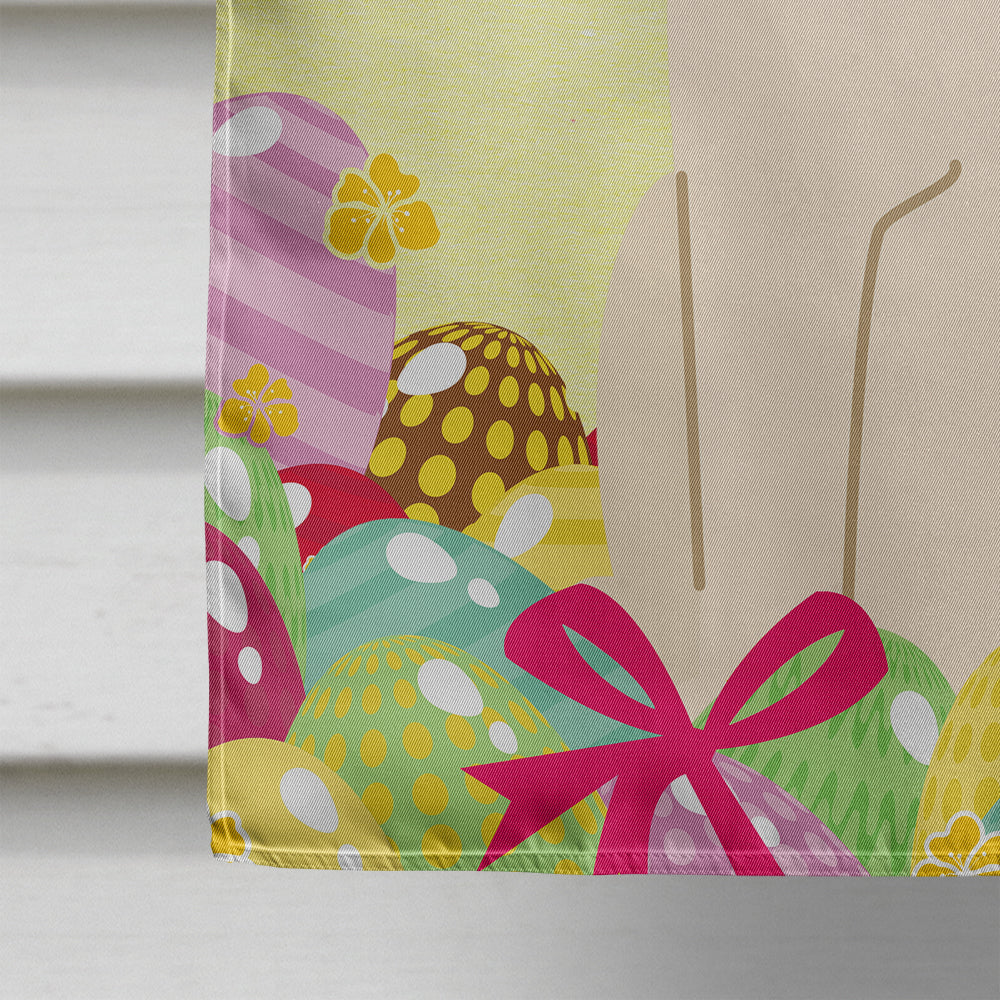 Easter Eggs Mastiff White House Flag 28x40 Porch Sleeve Pole Decorative Outside Yard Banner Artwork Wall Hanging, Polyester
