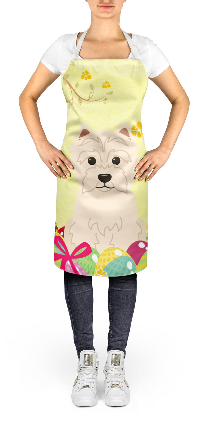 Easter Eggs Westie Apron Cooking Kitchen Server Baking Crafts Gardening for Adult Women Men, Unisex, Large, Multicolor