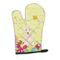 Easter Eggs Soft Coated Wheaten Terrier Oven Mitt Heat Resistant Thick Oven Mitt for Hot Pans and Oven, Kitchen Mitt Protect Hands, Cooking Baking Glove