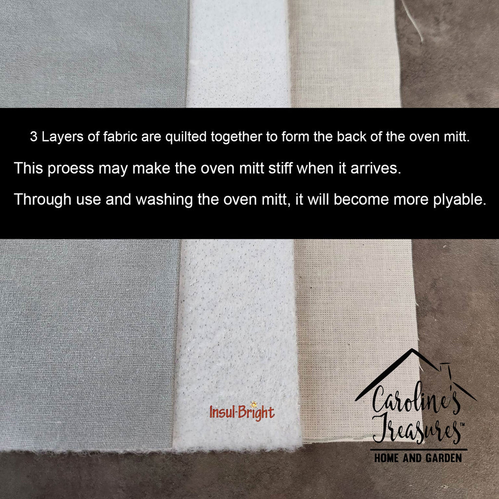 Easter Eggs Petit Basset Griffon Veenden Oven Mitt Heat Resistant Thick Oven Mitt for Hot Pans and Oven, Kitchen Mitt Protect Hands, Cooking Baking Glove