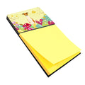Easter Eggs Whippet Watercolor Sticky Note Holder Refillable Dispenser Desk Accessory 3x3 Pad Gift
