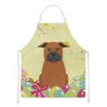 Easter Eggs Chinese Chongqing Dog Apron Cooking Kitchen Server Baking Crafts Gardening for Adult Women Men, Unisex, Large, Multicolor