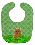 Norwich Terrier Shamrocks Baby Bib Easy-Clean Baby Bib Baby Feeding Accessory Baby Mealtime Essential, 10 x 13, Multicolor