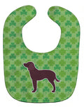 American Water Spaniel Shamrocks  Baby Bib Easy-Clean Baby Bib Baby Feeding Accessory Baby Mealtime Essential, 10 x 13, Multicolor