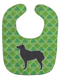 Croatian Sheepdog Shamrocks  Baby Bib Easy-Clean Baby Bib Baby Feeding Accessory Baby Mealtime Essential, 10 x 13, Multicolor