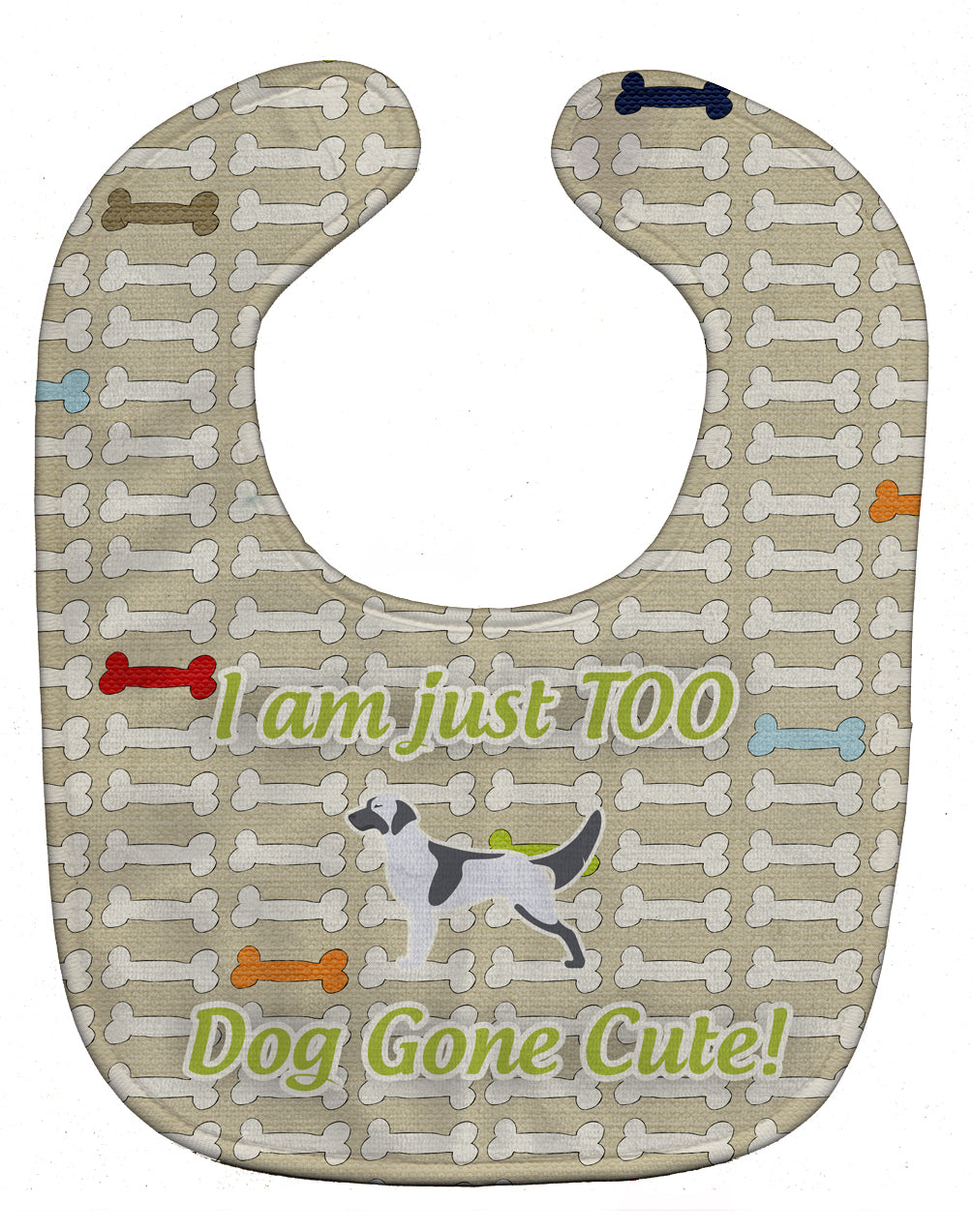 English Setter Dog Gone Cute Baby Bib Easy-Clean Baby Bib Baby Feeding Accessory Baby Mealtime Essential, 10 x 13, Multicolor