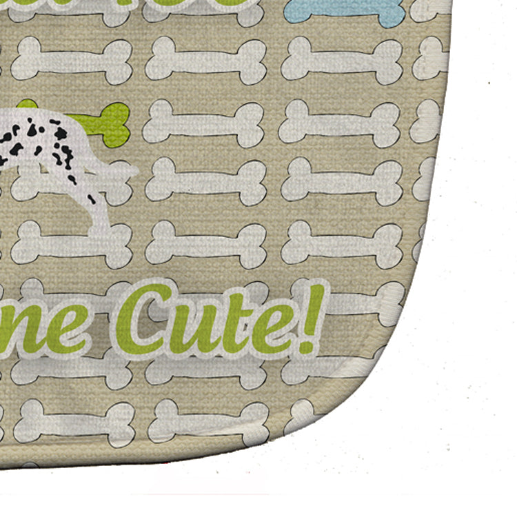 Dalmatian Dog Gone Cute Baby Bib Easy-Clean Baby Bib Baby Feeding Accessory Baby Mealtime Essential, 10 x 13, Multicolor