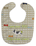 French Bulldog Dog Gone Cute Baby Bib Easy-Clean Baby Bib Baby Feeding Accessory Baby Mealtime Essential, 10 x 13, Multicolor