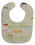 Dogue de Bordeaux Dog Gone Cute Baby Bib Easy-Clean Baby Bib Baby Feeding Accessory Baby Mealtime Essential, 10 x 13, Multicolor