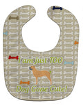 Bullmastiff Dog Gone Cute Baby Bib Easy-Clean Baby Bib Baby Feeding Accessory Baby Mealtime Essential, 10 x 13, Multicolor