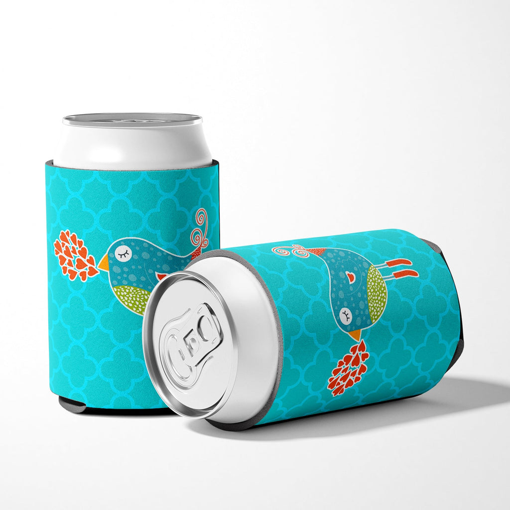 Birdy Love Can or Bottle Hugger Cooler Sleeve for Standard 12 oz Cans, Insulated Foam Beer & Soda Can Hugger Reusable