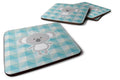 Koala Bear Foam Coasters Set of 4 Cup Coasters for Indoor Outdoor, Tabletop Protection, Anti Slip, Mouse pad Material
