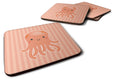Octopus Foam Coasters Set of 4 Cup Coasters for Indoor Outdoor, Tabletop Protection, Anti Slip, Mouse pad Material