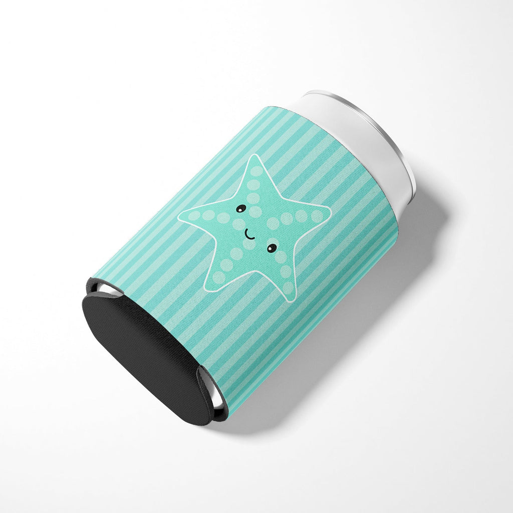 Starfish Can or Bottle Hugger Cooler Sleeve for Standard 12 oz Cans, Insulated Foam Beer & Soda Can Hugger Reusable