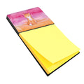 Orange Cat Watercolor Watercolor Sticky Note Holder Refillable Dispenser Desk Accessory 3x3 Pad Gift