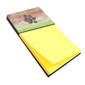 Dog Paw Watercolor Watercolor Sticky Note Holder Refillable Dispenser Desk Accessory 3x3 Pad Gift