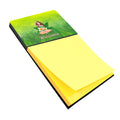 Welcome Lady in Bikini Summer Watercolor Sticky Note Holder Refillable Dispenser Desk Accessory 3x3 Pad Gift