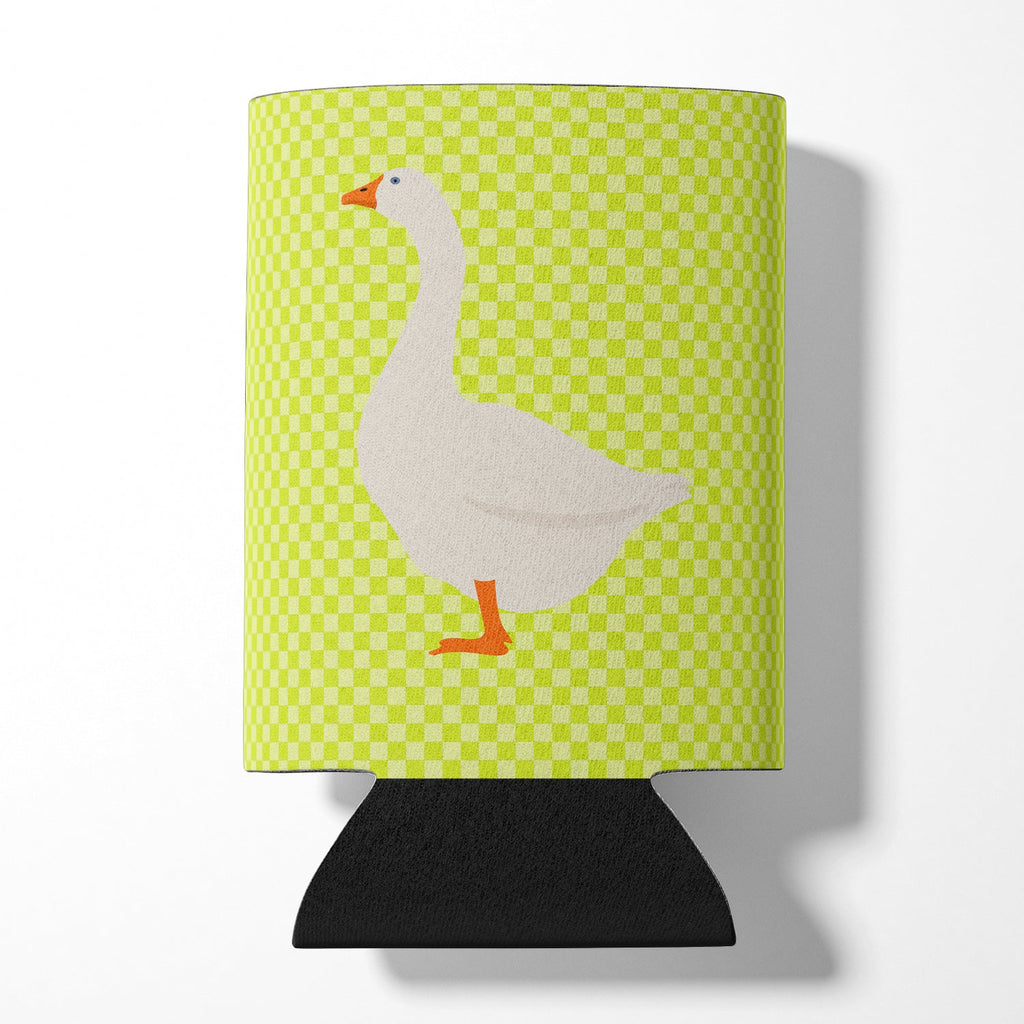 Embden Goose Green Can or Bottle Hugger Cooler Sleeve for Standard 12 oz Cans, Insulated Foam Beer & Soda Can Hugger Reusable