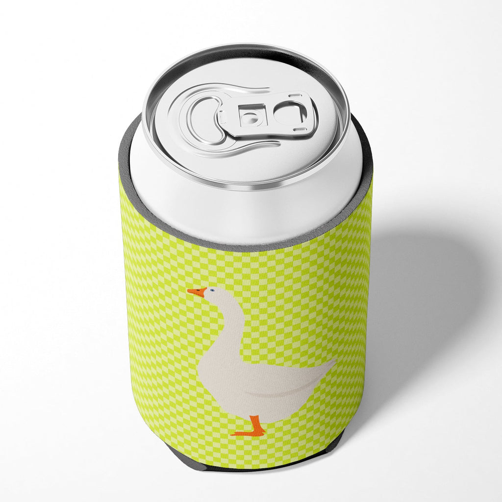 Embden Goose Green Can or Bottle Hugger Cooler Sleeve for Standard 12 oz Cans, Insulated Foam Beer & Soda Can Hugger Reusable