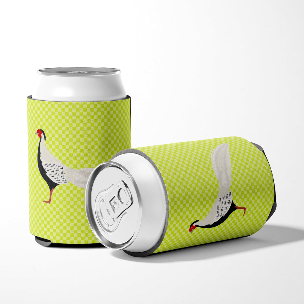 Silver Pheasant Green Can or Bottle Hugger Cooler Sleeve for Standard 12 oz Cans, Insulated Foam Beer & Soda Can Hugger Reusable