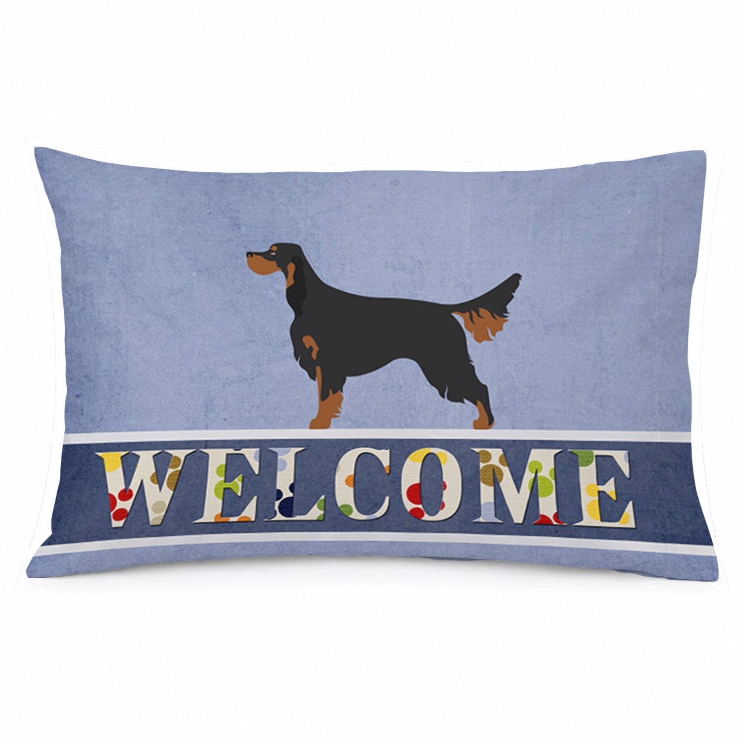 Gordon Setter Welcome Standard Pillowcase Lightweight Super Soft Easy Care Decorative Artwork Pillowcase, Standard