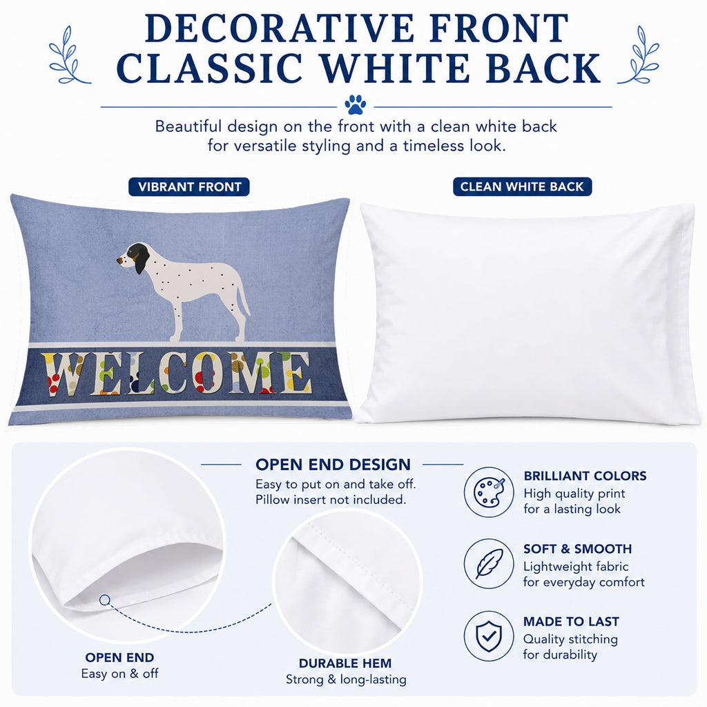 Gascon Saintongeois Welcome Standard Pillowcase Lightweight Super Soft Easy Care Decorative Artwork Pillowcase, Standard