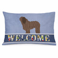 Bergamasco Shepherd Welcome Standard Pillowcase Lightweight Super Soft Easy Care Decorative Artwork Pillowcase, Standard