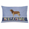 Catalan Sheepdog Welcome Standard Pillowcase Lightweight Super Soft Easy Care Decorative Artwork Pillowcase, Standard