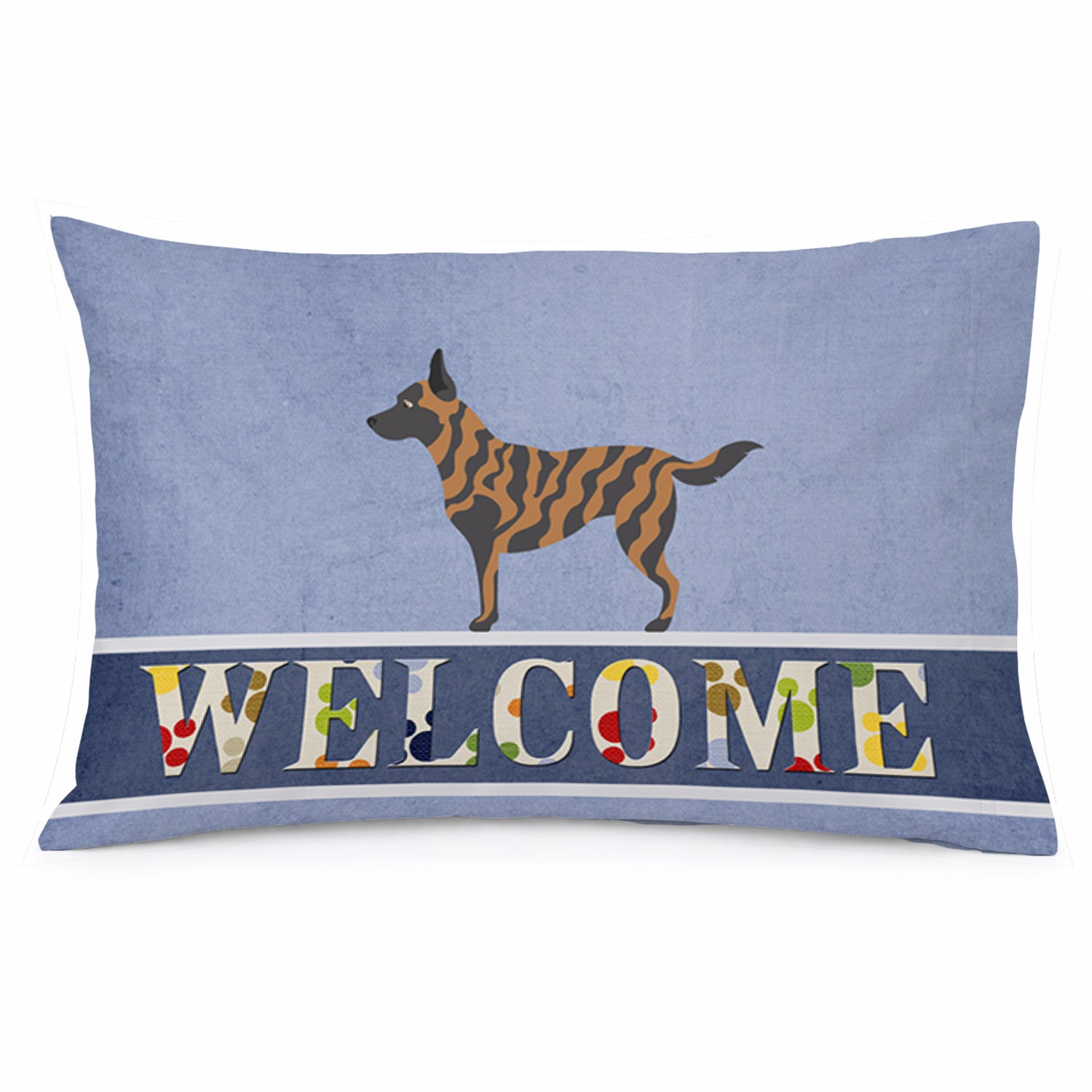 Dutch Shepherd Welcome Standard Pillowcase Lightweight Super Soft Easy Care Decorative Artwork Pillowcase, Standard