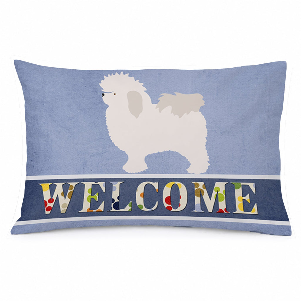 Bolognese Welcome Standard Pillowcase Lightweight Super Soft Easy Care Decorative Artwork Pillowcase, Standard