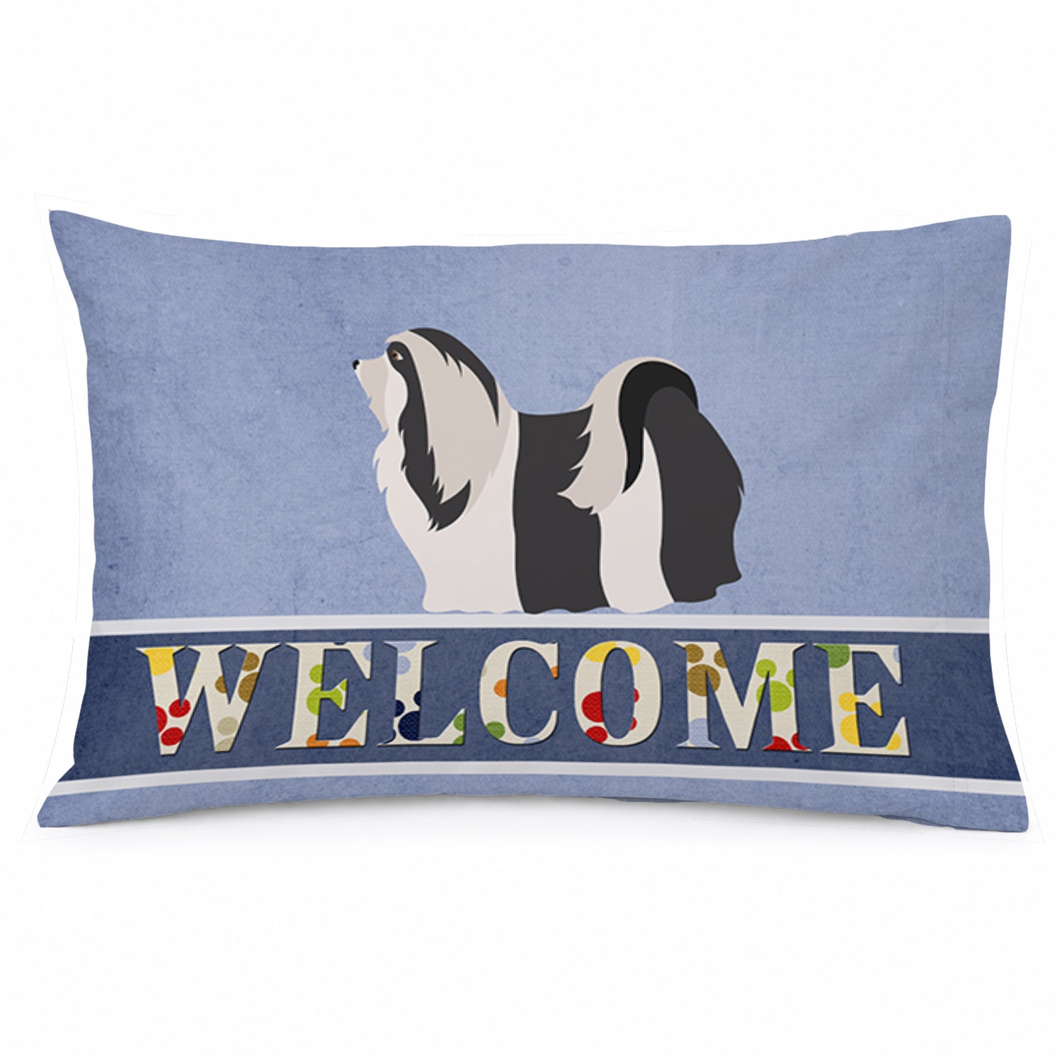 Havanese Welcome Standard Pillowcase Lightweight Super Soft Easy Care Decorative Artwork Pillowcase, Standard