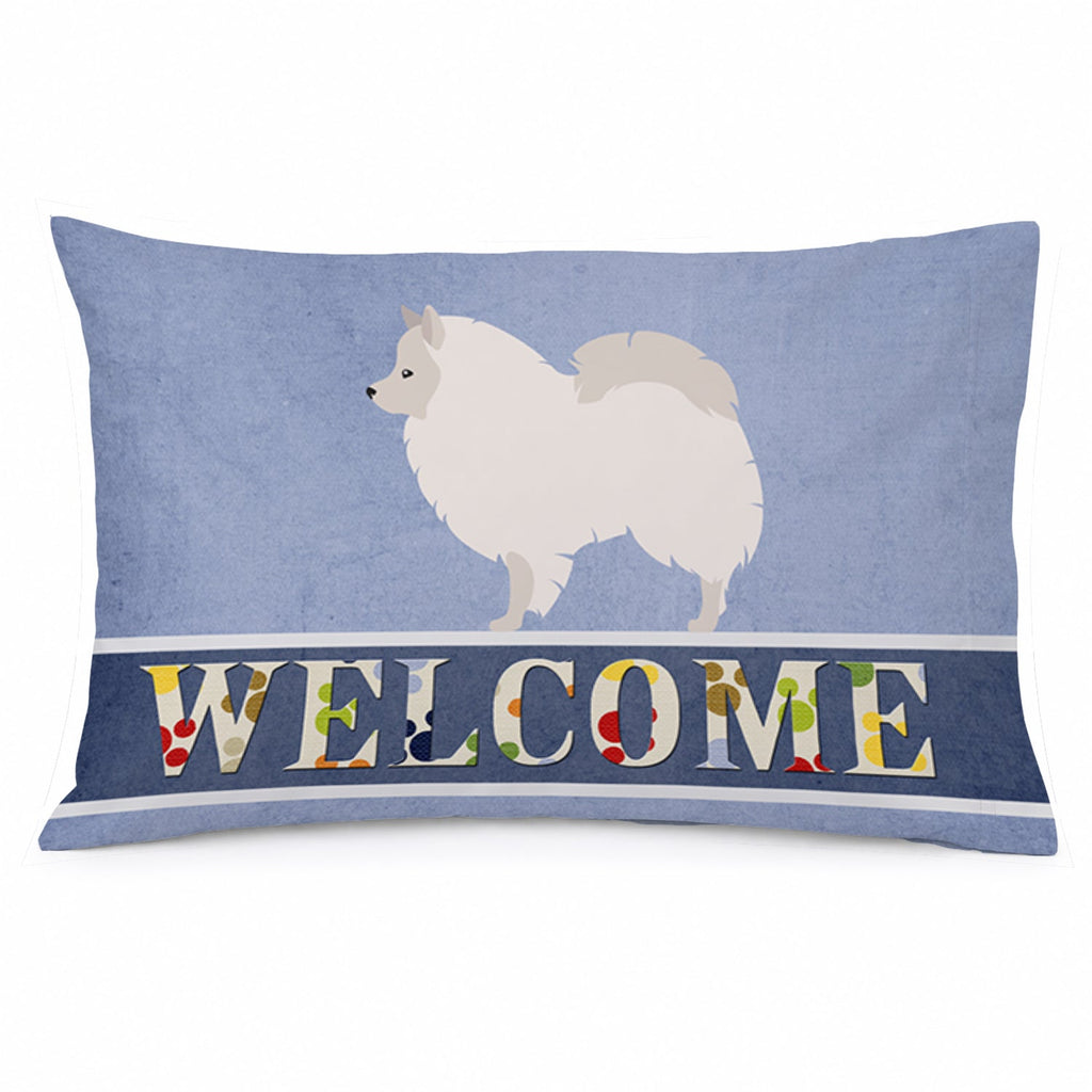 German Spitz Welcome Standard Pillowcase Lightweight Super Soft Easy Care Decorative Artwork Pillowcase, Standard