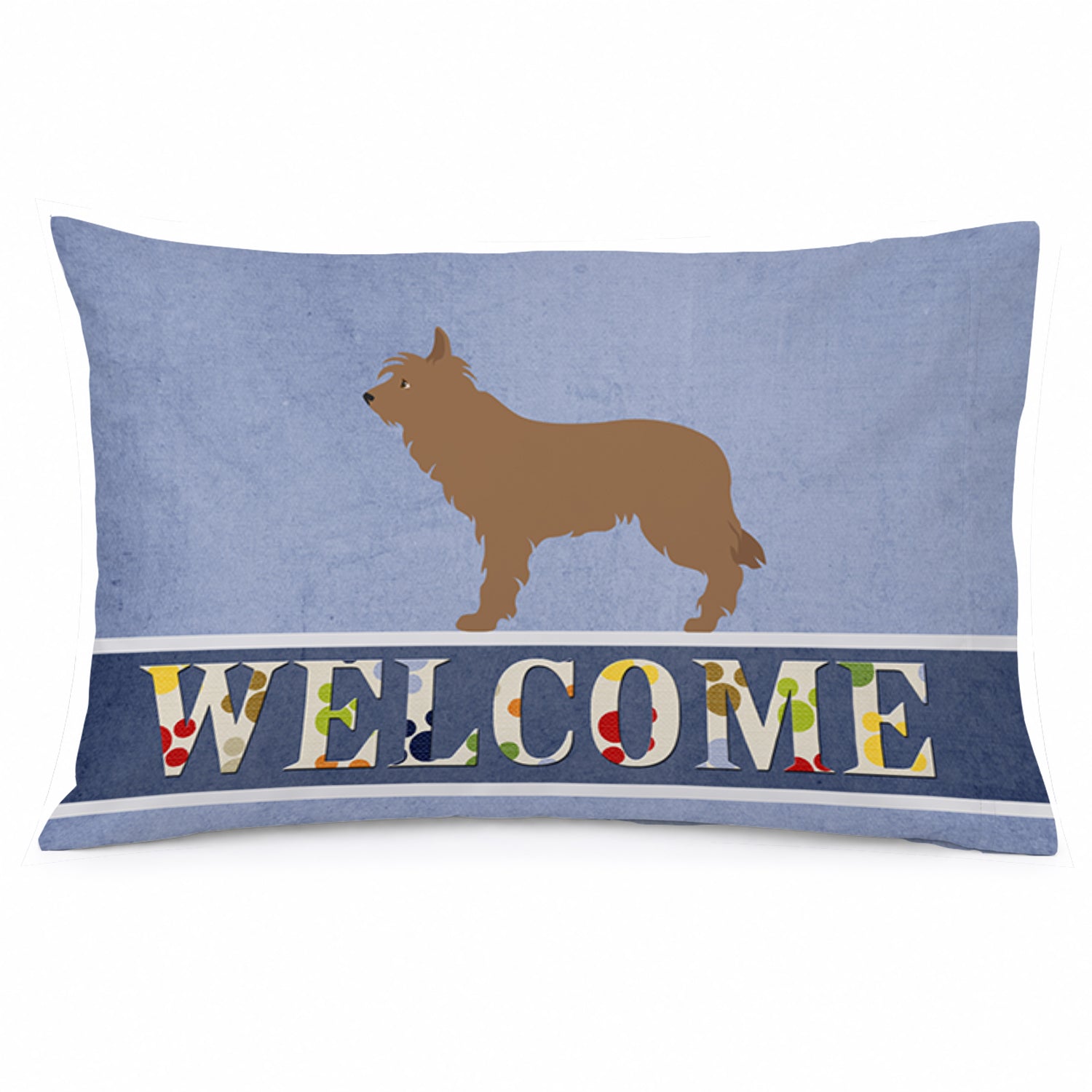 Berger Picard Welcome Standard Pillowcase Lightweight Super Soft Easy Care Decorative Artwork Pillowcase, Standard